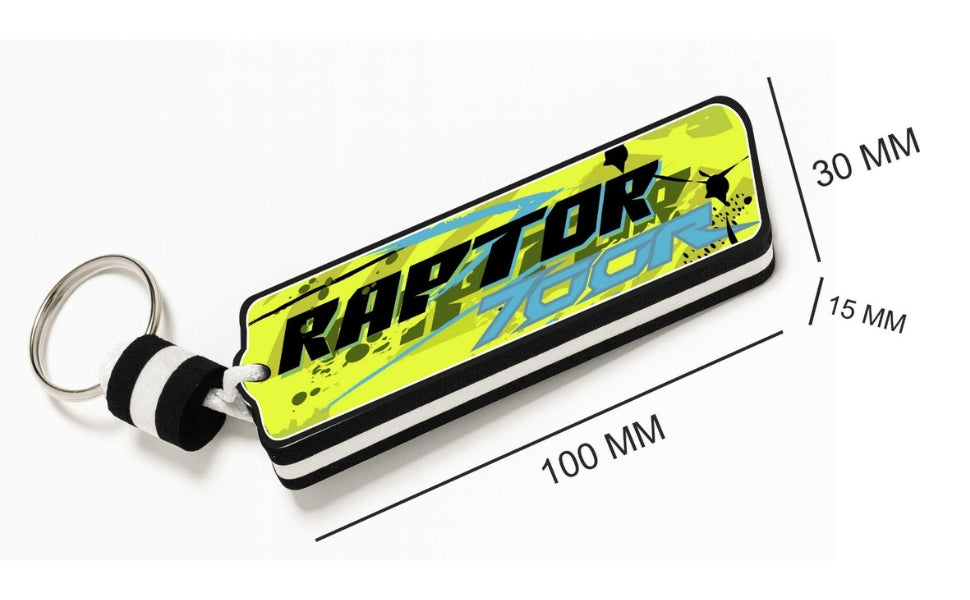 Floating Waterproof Keyring for Quad & ATV for YAMAHA RAPTOR – Buoyant Keychain for Off-Road Riding, Water & Mud