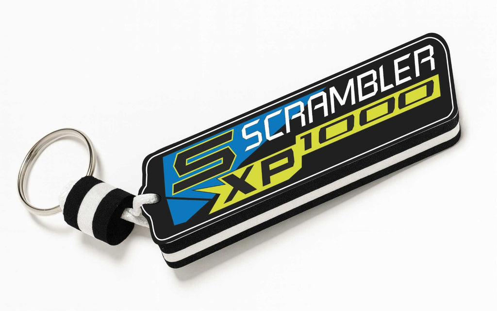 Floating Waterproof Keyring for Quad & ATV for POLARIS SCRAMBLER XP S 1000 – Buoyant Keychain for Off-Road Riding, Water & Mud