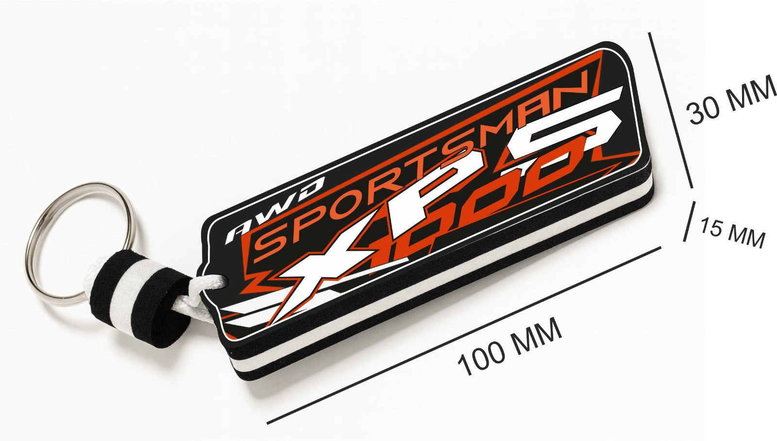 Floating Waterproof Keyring for Quad & ATV for POLARIS SPORTSMAN XP S 1000 – Buoyant Keychain for Off-Road Riding, Water & Mud