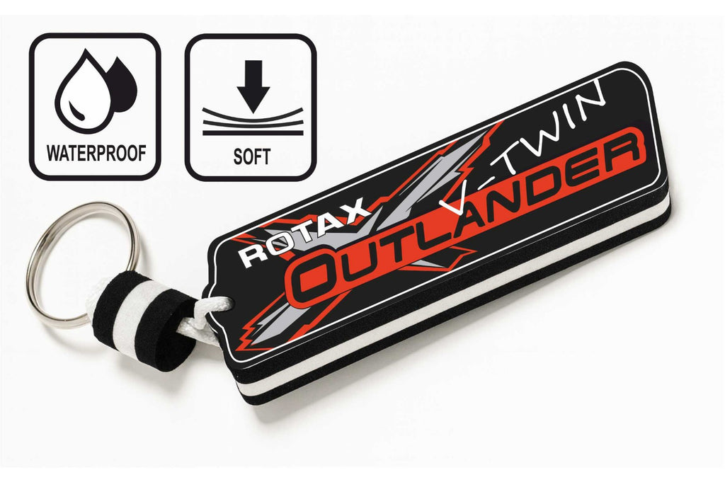 Floating Waterproof Keyring for Quad & ATV for CAN AM OUTLANDER  – Buoyant Keychain for Off-Road Riding, Water & Mud
