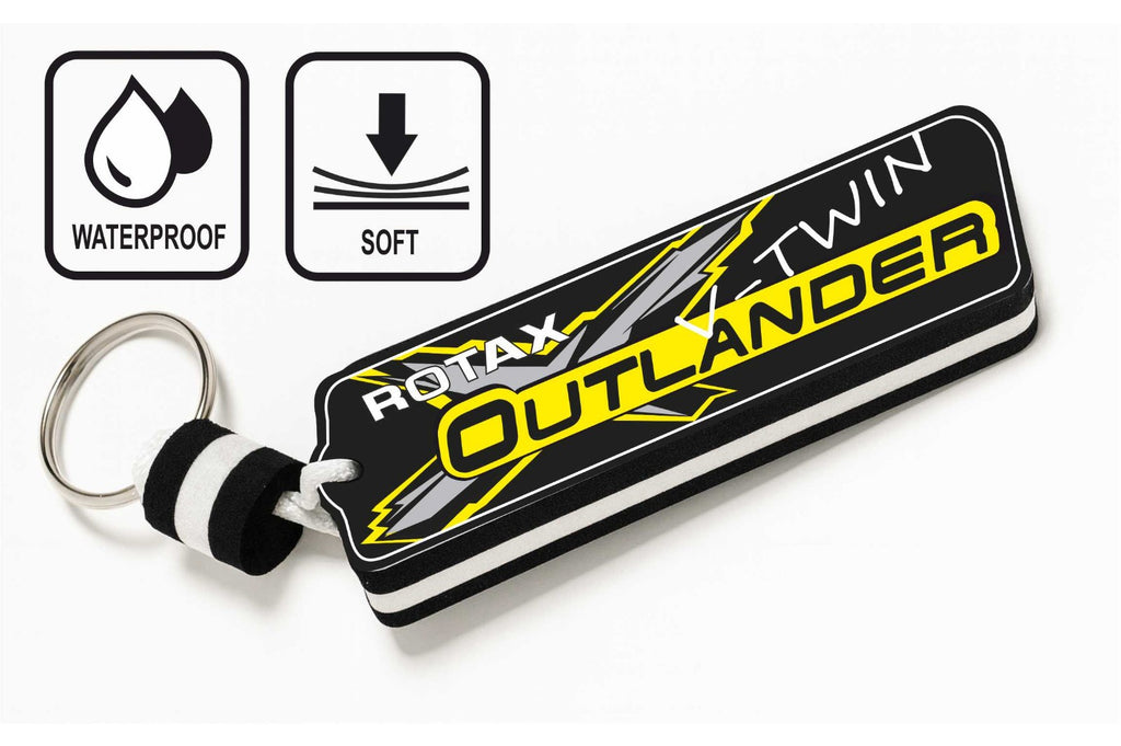 Floating Waterproof Keyring for Quad & ATV for CAN AM OUTLANDER  – Buoyant Keychain for Off-Road Riding, Water & Mud