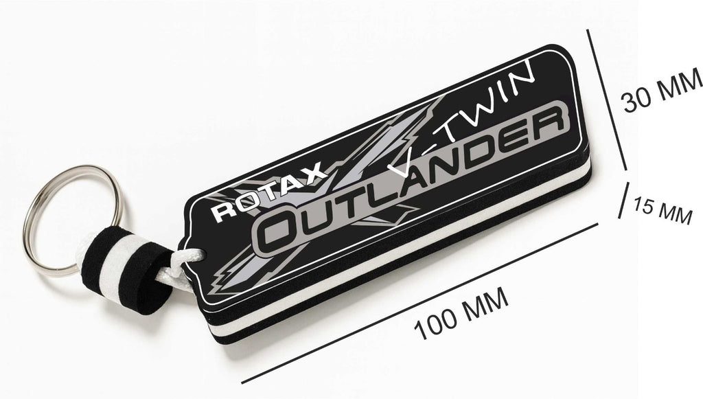 Floating Waterproof Keyring for Quad & ATV for CAN AM OUTLANDER  – Buoyant Keychain for Off-Road Riding, Water & Mud