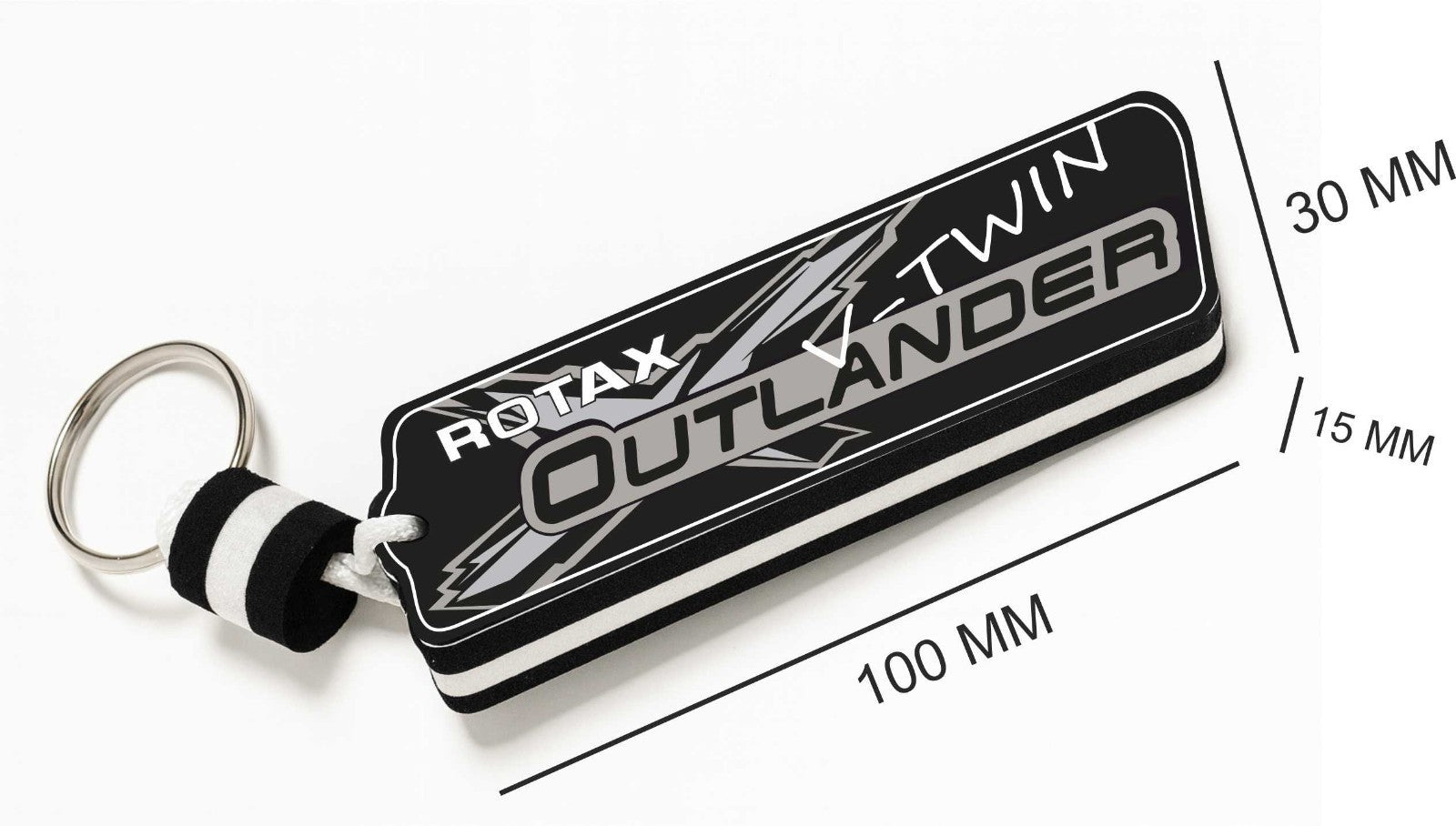 Floating Waterproof Keyring for Quad & ATV for CAN AM OUTLANDER  – Buoyant Keychain for Off-Road Riding, Water & Mud