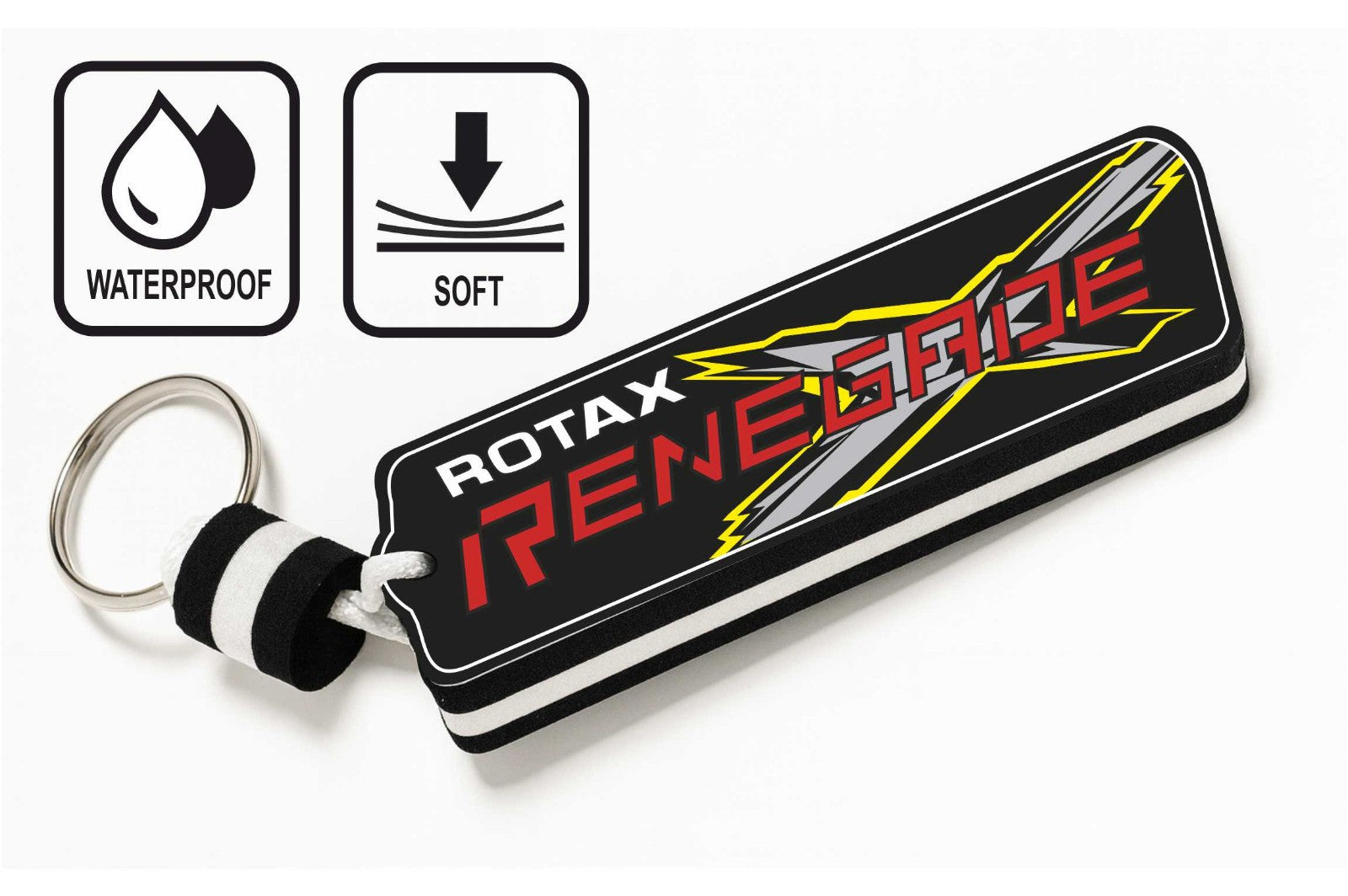 Floating Waterproof Keyring for Quad & ATV for CAN AM MAVERICK – Buoyant Keychain for Off-Road Riding, Water & Mud