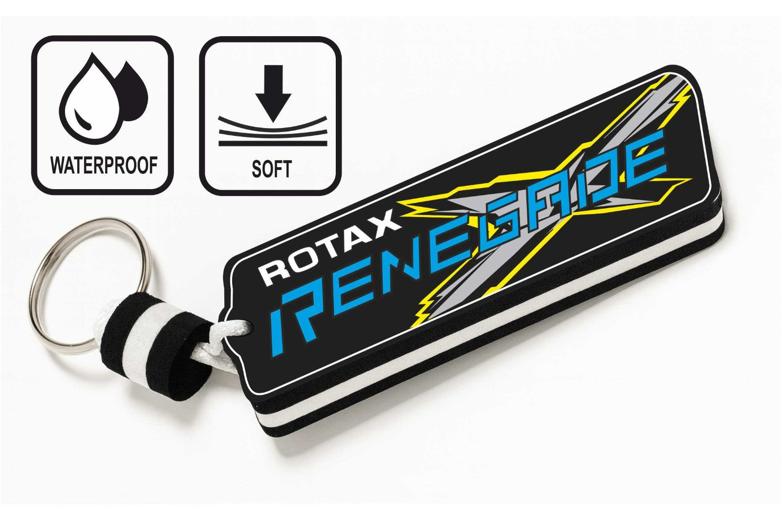 Floating Waterproof Keyring for Quad & ATV for CAN AM RENEGADE   – Buoyant Keychain for Off-Road Riding, Water & Mud