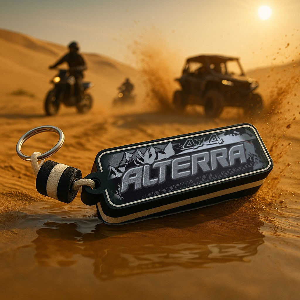 Floating Waterproof Keyring for Quad & ATV for ARCTIC CAT ALTERRA   – Buoyant Keychain for Off-Road Riding, Water & Mud