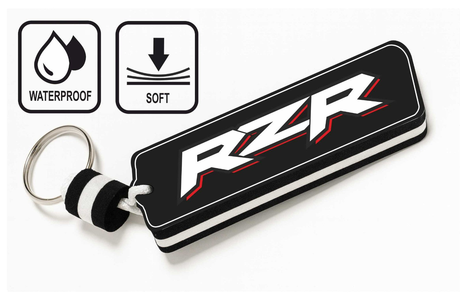 Floating Waterproof Keyring for Quad & ATV for POLARIS RZR – Buoyant Keychain for Off-Road Riding, Water & Mud
