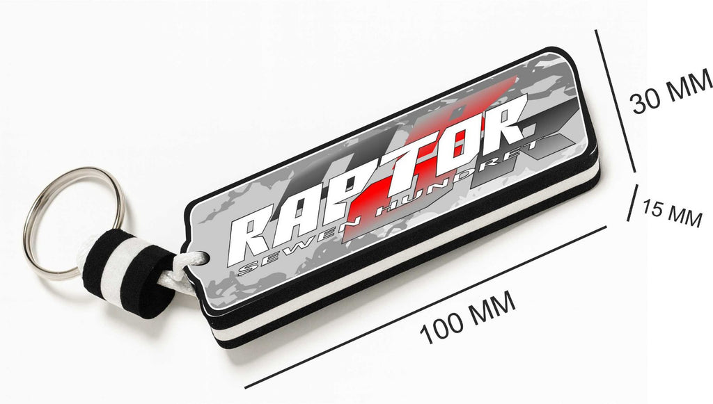 Floating Waterproof Keyring for Quad & ATV for YAMAHA RAPTOR  – Buoyant Keychain for Off-Road Riding, Water & Mud